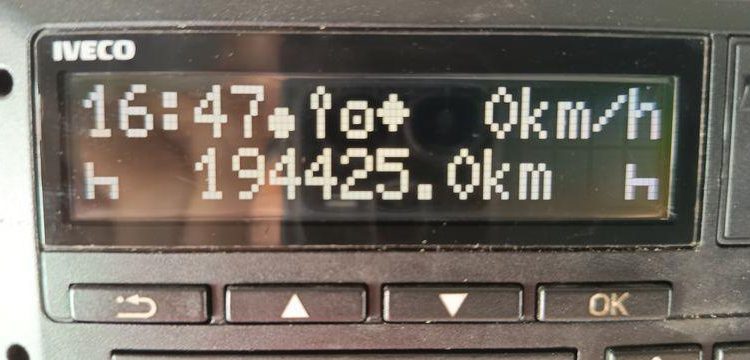 IVECO STRALIS 460 NP – PTRA : 44 TONNES – GAZ – 194425 KMS – JAUNE FE-327-PW