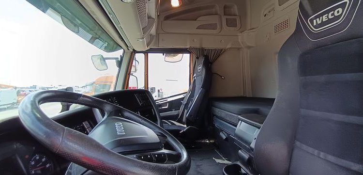 IVECO STRALIS 460 NP – PTRA 44 TONNES – GAZ – 192007 KMS – ANNEE 2019 JAUNE FE-539-YJ