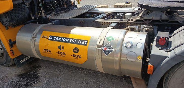 IVECO STRALIS 460 NP – PTRA 44 TONNES – GAZ – 192007 KMS – ANNEE 2019 JAUNE FE-539-YJ