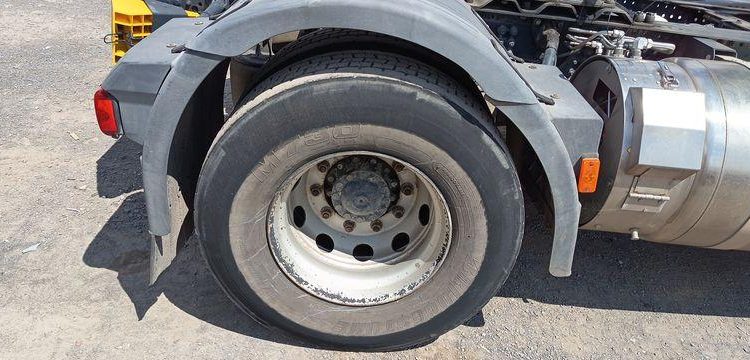 IVECO STRALIS 460 NP – PTRA 44 TONNES – GAZ – 192007 KMS – ANNEE 2019 JAUNE FE-539-YJ