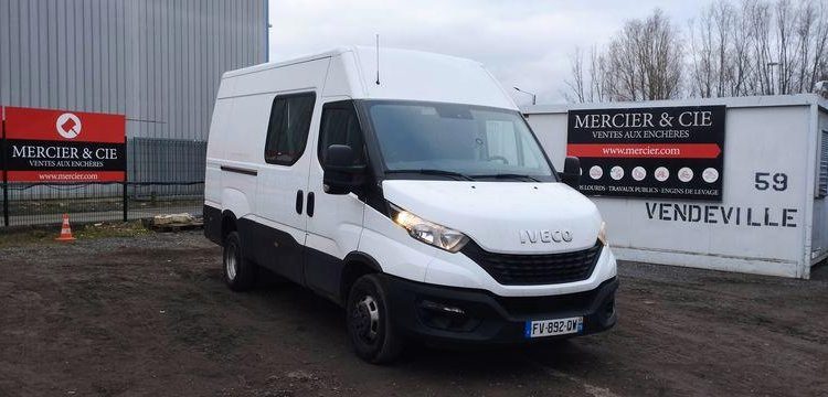 IVECO DAILLY 34C140 FOURGON – AN 2020 – 91325 KM BLANC FV-892-QW