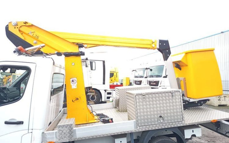 RENAULT MASTER AVEC NACELLE KLUBB/KL26 – 10 M DIESEL – 108 HEURES -2618 KMS – ANNEE 2022  GE-269-YT