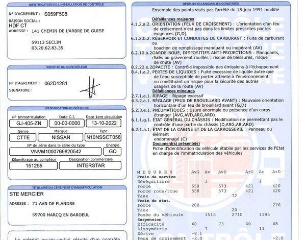 NISSAN INTERSTAR FOURGON 2.3 DCI 180 3T5 L2H2 N-CONNECTA BLANC GJ-405-ZN