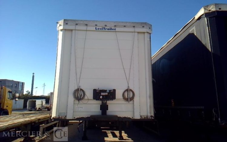 LECITRAILER SEMI REMORQUE BACHE 3 ESSIEUX PTAC 39T GRIS GK-661-LG