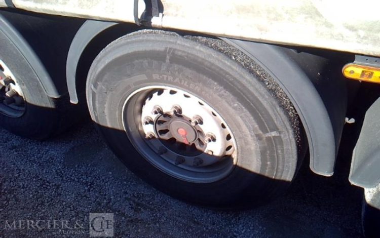 LECITRAILER SEMI REMORQUE BACHE 3 ESSIEUX PTAC 39T GRIS GK-661-LG