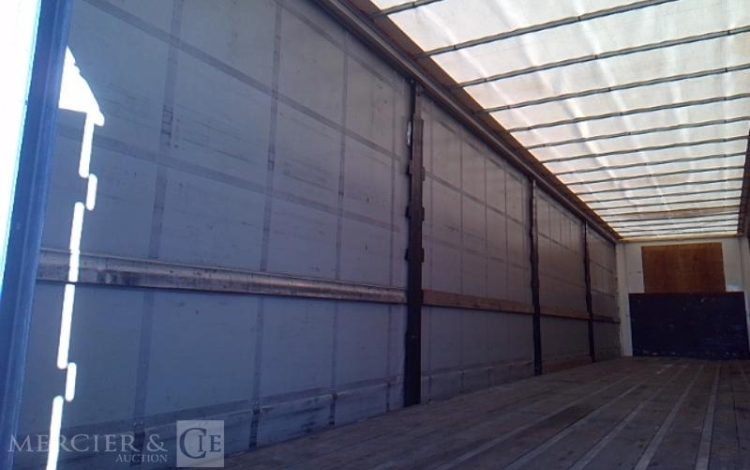 LECITRAILER SEMI REMORQUE BACHE 3 ESSIEUX PTAC 39T GRIS GK-661-LG