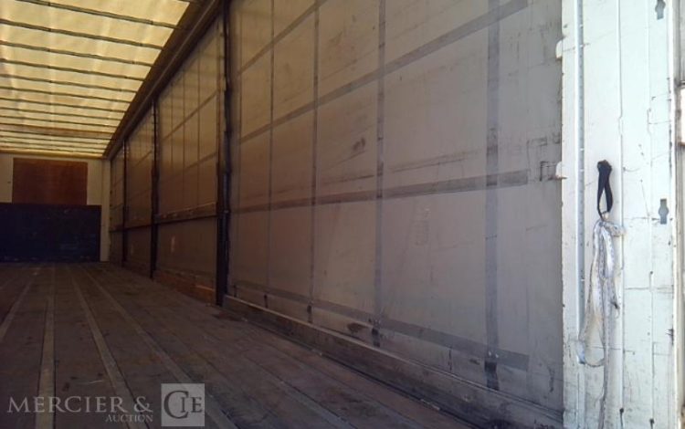 LECITRAILER SEMI REMORQUE BACHE 3 ESSIEUX PTAC 39T GRIS GK-661-LG