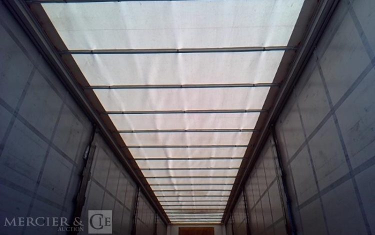 LECITRAILER SEMI REMORQUE BACHE 3 ESSIEUX PTAC 39T GRIS GK-661-LG