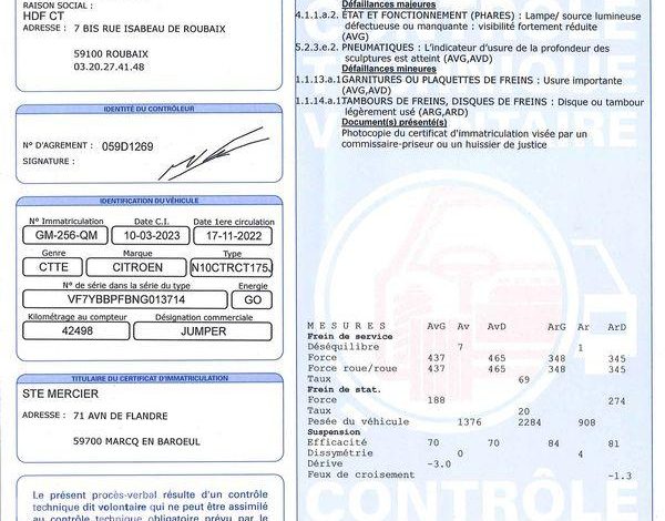 CITROEN JUMPER FOURGON 2.2 BLUEHDI 140 33 L2H2 CONTROL BLANC GM-256-QM