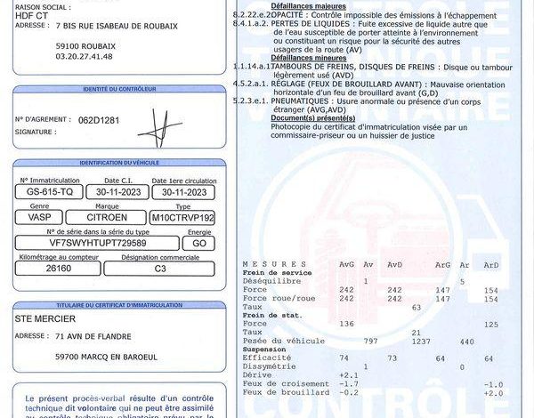 CITROEN C3 SOCIETE 1.5 BLUEHDI 100 PRO PLUS BLANC GS-615-TQ