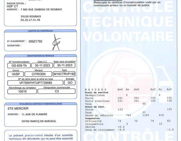 CITROEN C3 SOCIETE 1.5 BLUEHDI 100 PRO PLUS BLANC GS-839-TA