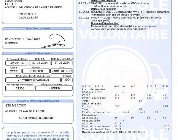 CITROEN JUMPER FOURGON 33 2.2 BLUEHDI 140ch PREMIUM CONNECT BLANC GV-791-JD