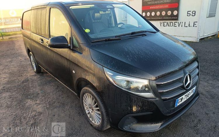 MERCEDES VITO MIXTO 116 CDI 163 CV – DIESEL – 41459 KMS – ANNEE 2024 NOIR GW-756-FR