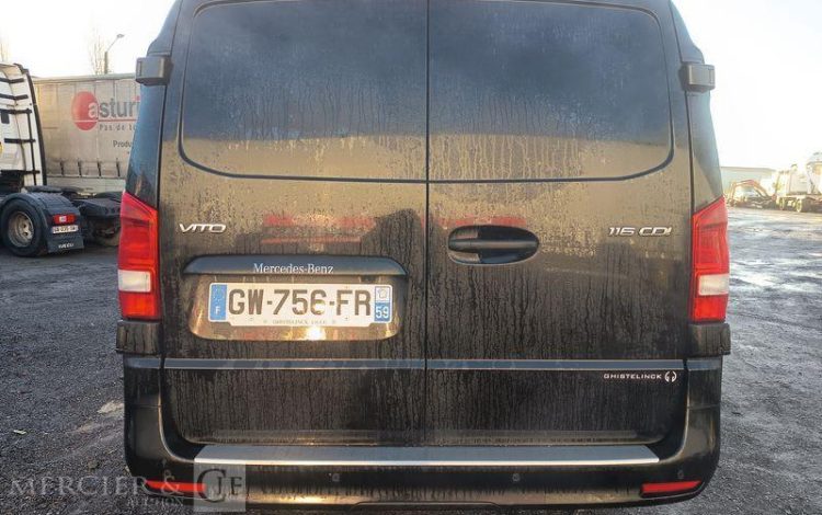 MERCEDES VITO MIXTO 116 CDI 163 CV – DIESEL – 41459 KMS – ANNEE 2024 NOIR GW-756-FR
