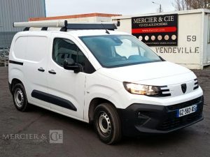 PEUGEOT PARTNER PHASE 2 L1 1.5 BLUEHDIi 16V 100 CV DIESEL – 18238 KMS – ANNEE 2024 BLANC GZ-593-AS