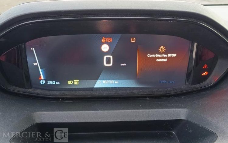 PEUGEOT PARTNER PHASE 2 L1 1.5 BLUEHDIi 16V 100 CV DIESEL – 18238 KMS – ANNEE 2024 BLANC GZ-593-AS