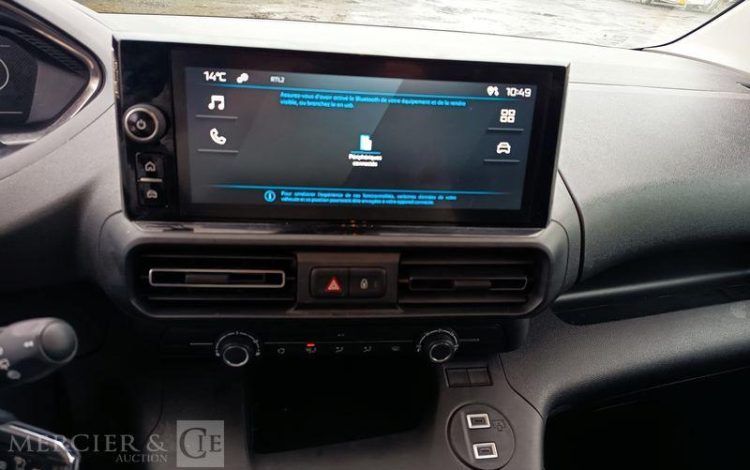 PEUGEOT PARTNER FOURGON XL 950KG BLUEHDI 100 S&S BVM6 – DIESEL – 8625 KMS – ANNEE 2025 BLANC HD-364-AJ