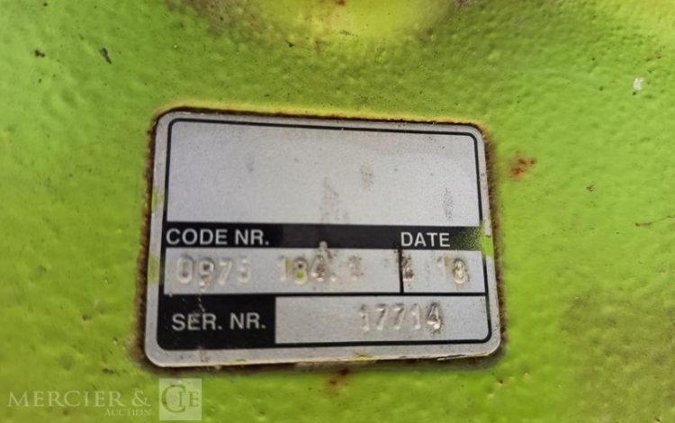 CLAAS ANDAINEUR MONOROTOR LINER 370 – ANNEE 2018  6857