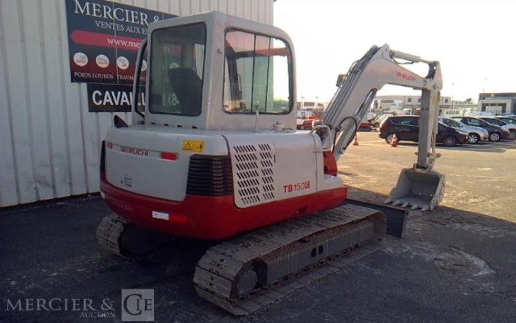 TAKEUCHI MINIPELLE TB150 – 4T7 – 2177H – AN2013 GRIS 145131160