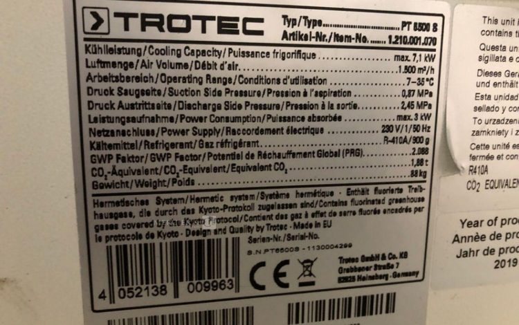 TROTEC PT 6500 S  CLI011099