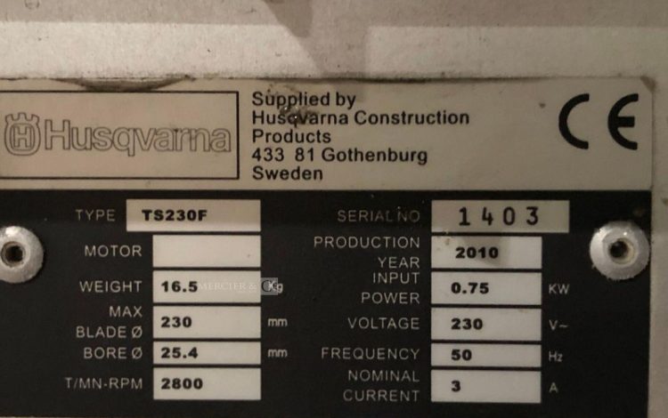HUSQVARNA TS230F  COU010183