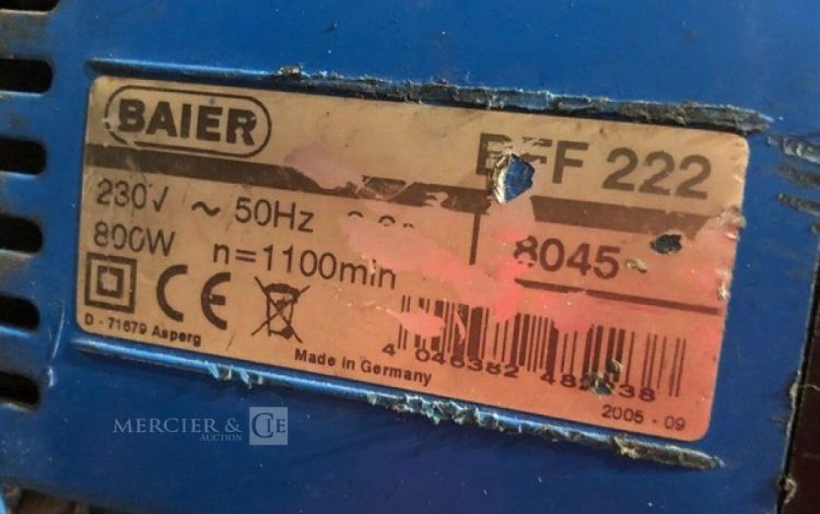 BAIER BFF222  DEC010109