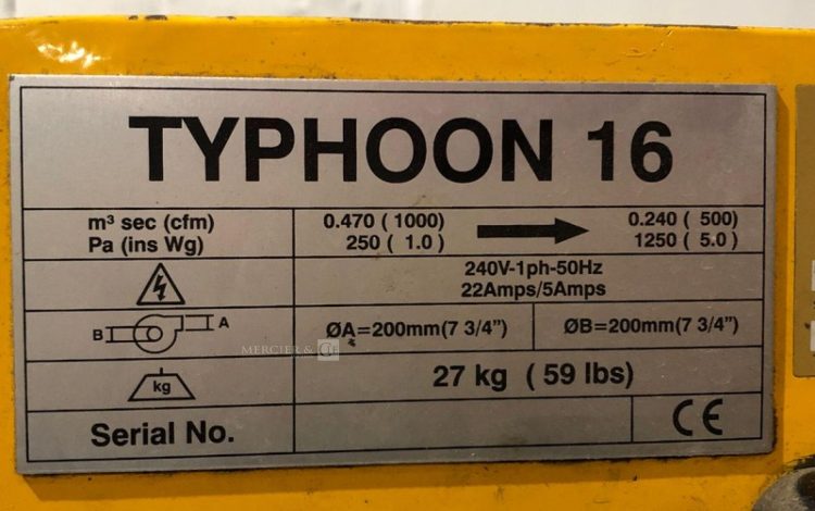 CALOREX TYPHOON 16  SOU010175