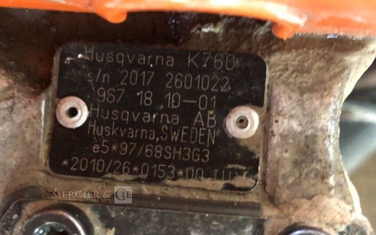HUSQVARNA K760  TRO013256