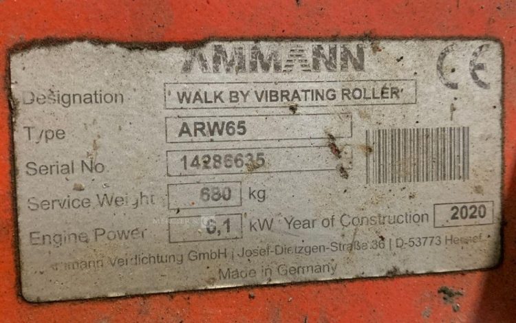 AMMANN ARW65  16MAM12026