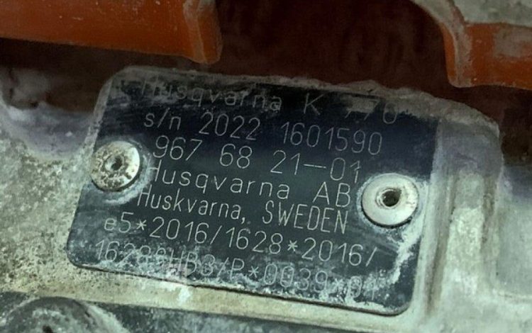 HUSQVARNA K770  10MAM12026
