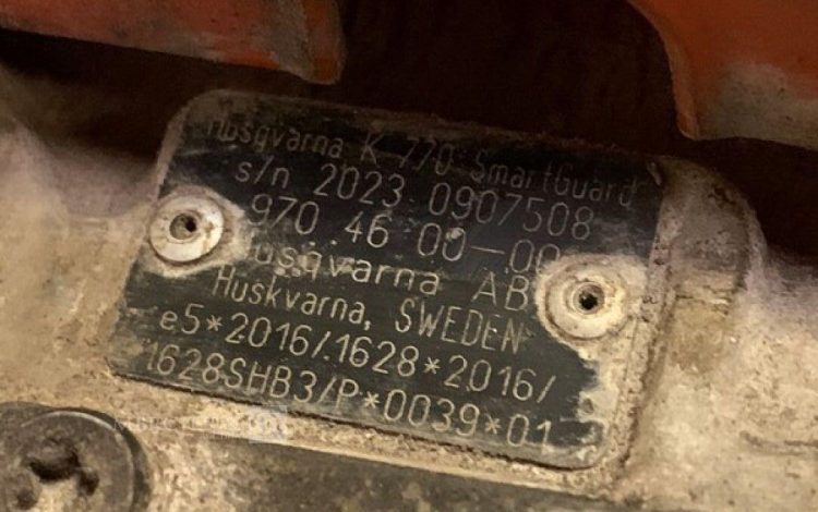 HUSQVARNA K770  10MAM12026
