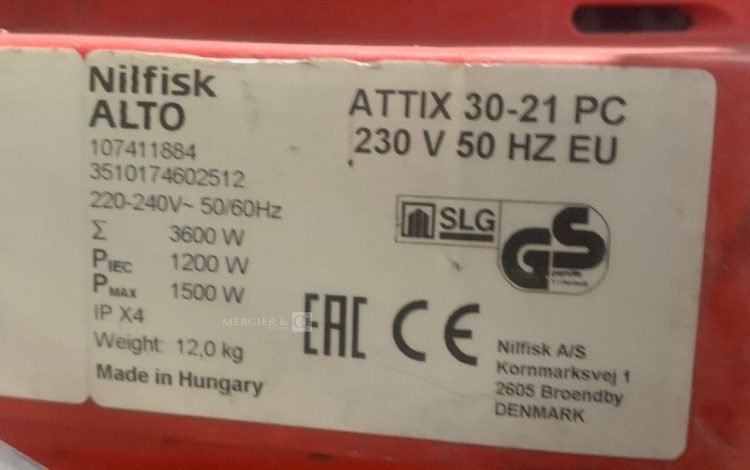 NILFISK ALTO ALTO / ATTIX 30-21 PC  8MAM12026