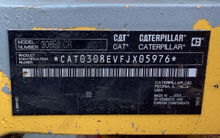 CATERPILLAR 308 E2 CR  9831