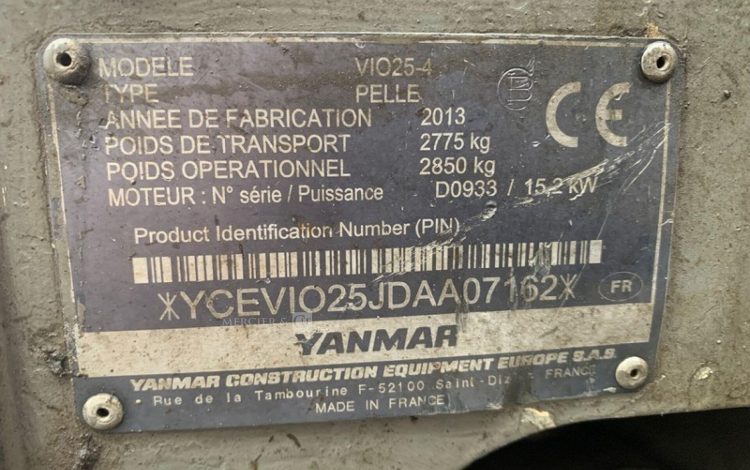 YANMAR VIO25-4  6367