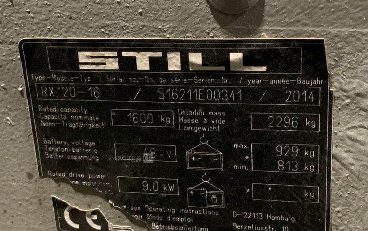 STILL RX 20-16  16HE4321