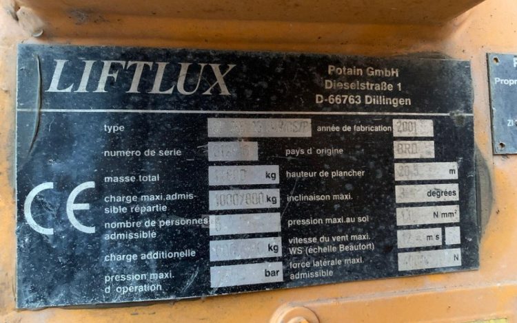 LIFTLUX SL205 25 04WDS/P  CD22B1967