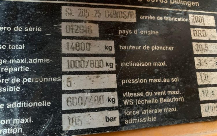 LIFTLUX SL205 25 04WDS/P  CD22B1967