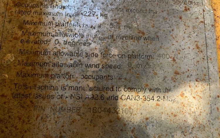 GENIE GS1930  CE08A935