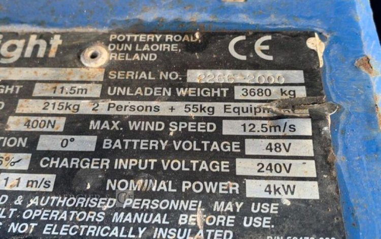 UPRIGHT AB38  TE13A1854