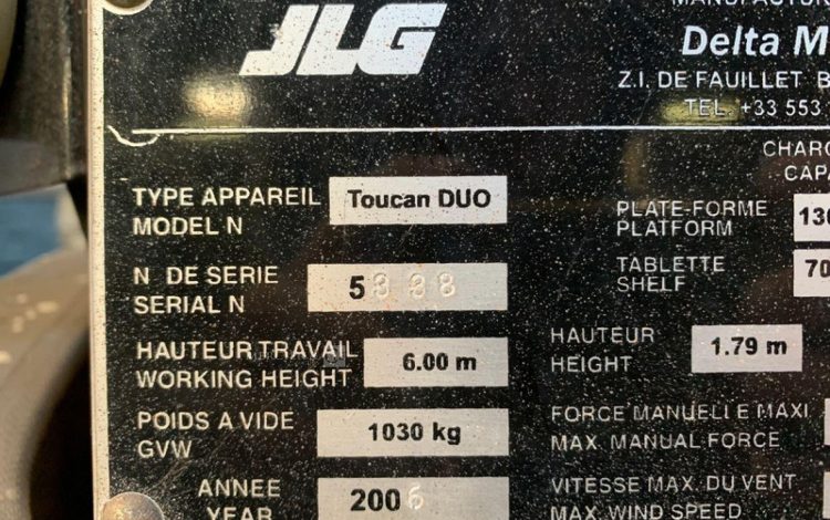 JLG TOUCAN DUO  VE06A2489