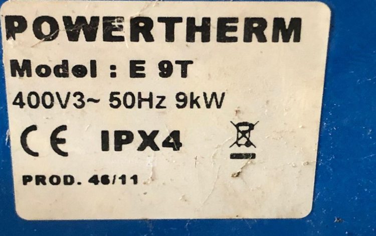 POWERTHERM E9T  SLTA008106