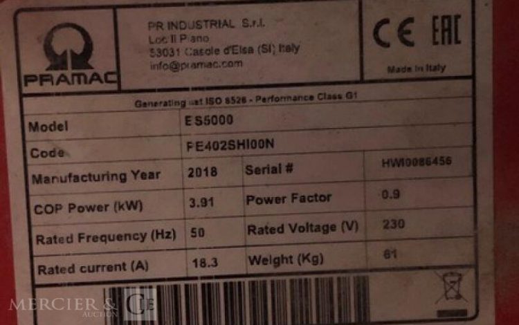 PRAMAC ES5000  64MAM12026