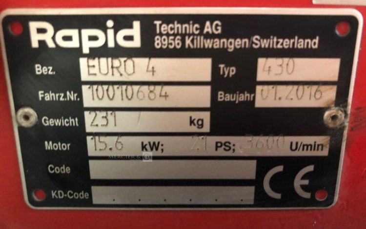 RAPID 430 / EURO 4  49MAM12026