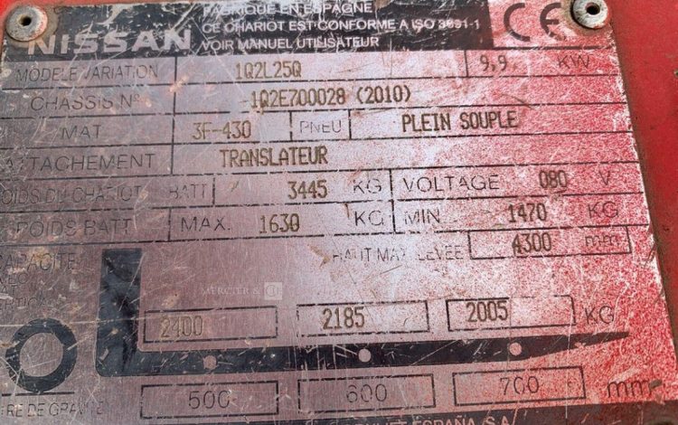 NISSAN 1Q2L25Q  43404571