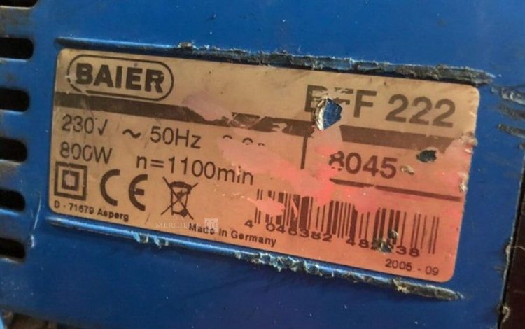 BAIER BFF222  DEC010109
