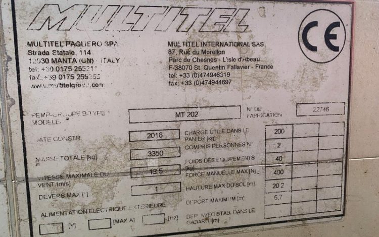 IVECO IVECO DAILY / MULTITEL MT202 DS  9269