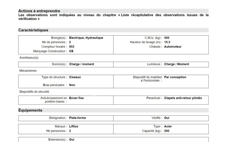 LIFTLUX SL153- 12E2WD  CE17A1743