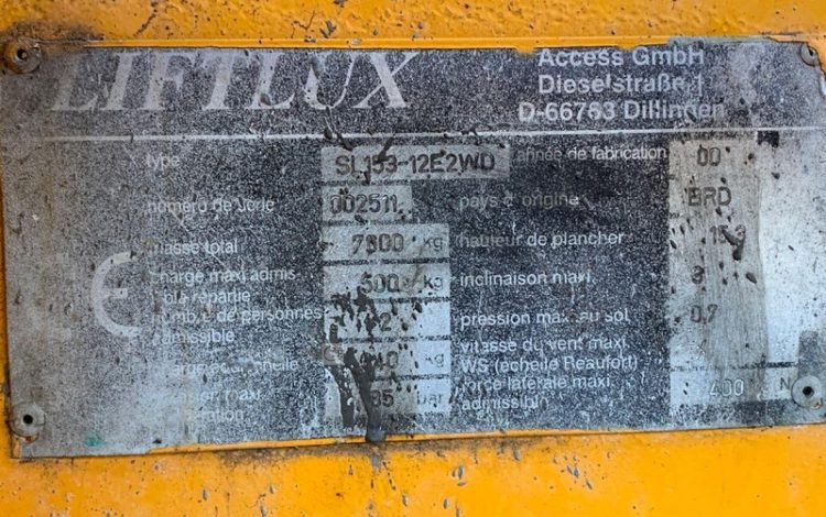 LIFTLUX SL153- 12E2WD  CE17A1743