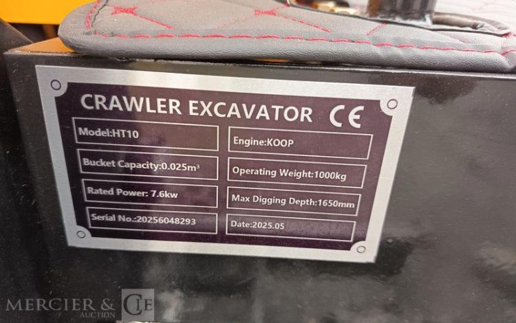 HIGHTOP MICROPELLE HT10 SUR CHENILLES DIESEL 1T – ANNEE 2025 – MATERIEL NEUF  293HT