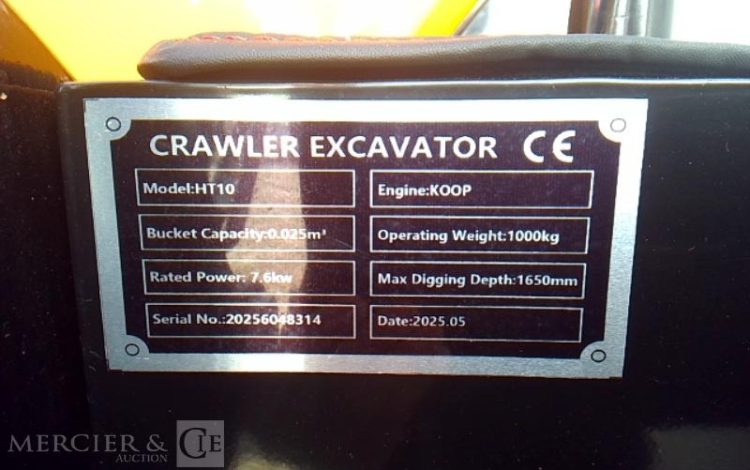 HIGHTOP MICROPELLE HT10 SUR CHENILLES DIESEL 1T – ANNEE 2025 – MATERIEL NEUF JAUNE 48314